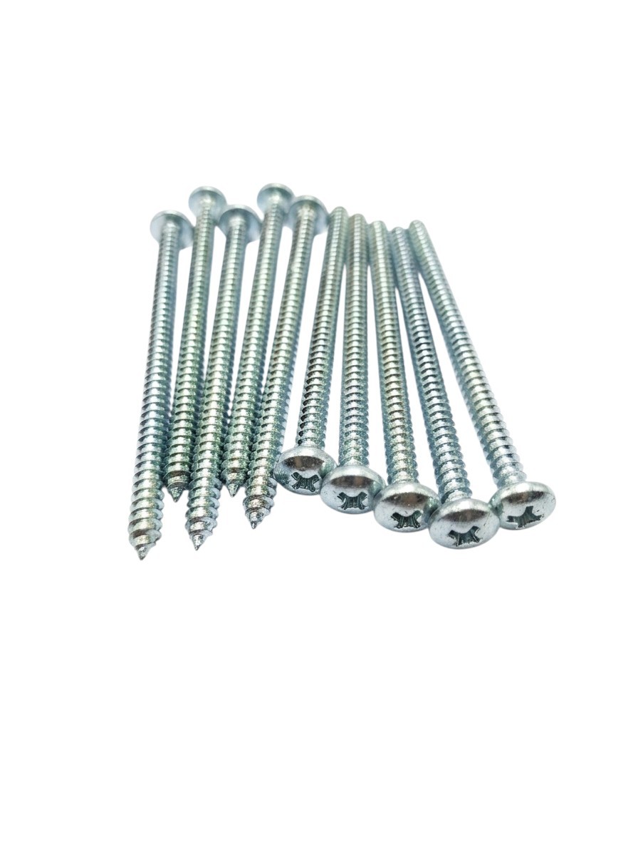 Galvanized zinc plated self tapping screws pan head phillips taiwan supplier for HVAC and hardware applications