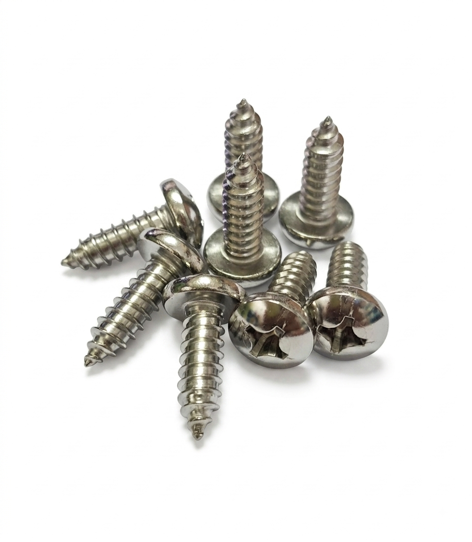 14 x 3/4 Stainless steel SS self tapping 304 Grade pan head phillips machine screw for HVAC and hardware applications in UAE