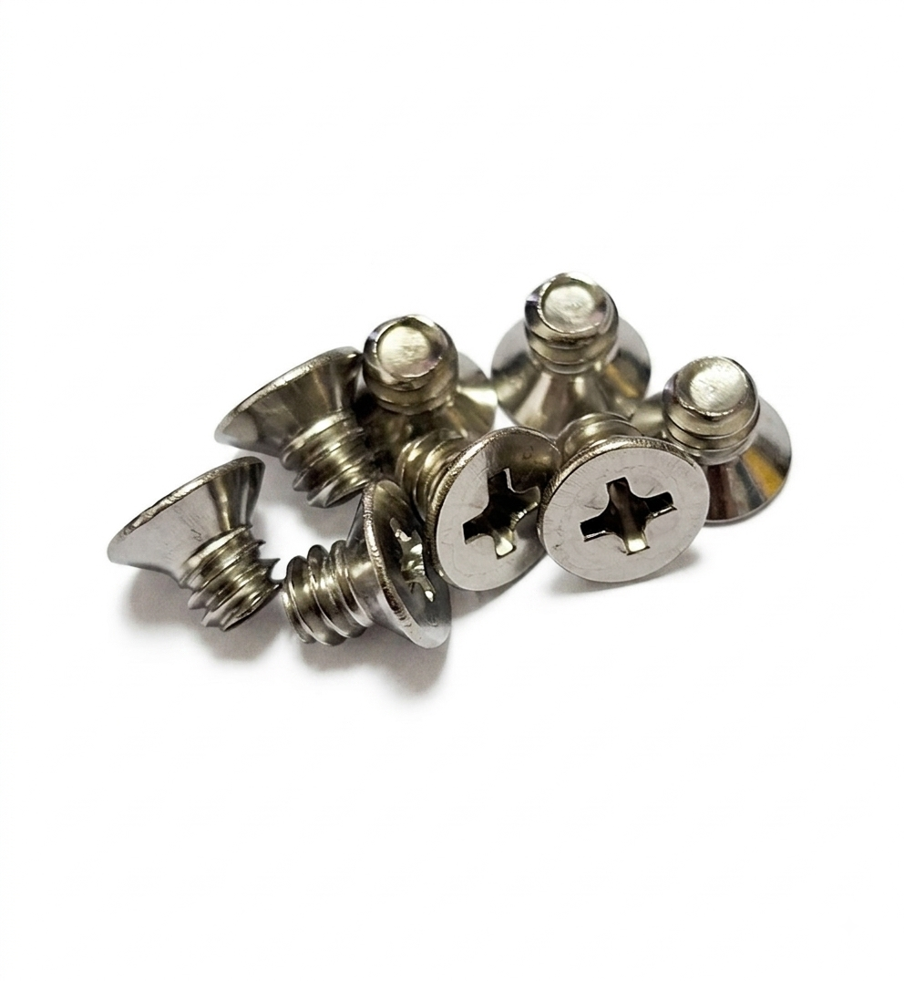 3/16 x 1/4 Stainless steel SS 304 Grade flat csk head phillips machine screw for HVAC and hardware applications in UAE