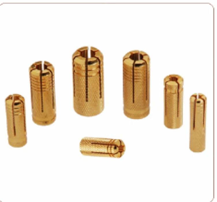 Brass Unifix (Drop In Anchor) for HVAC and hardware applications