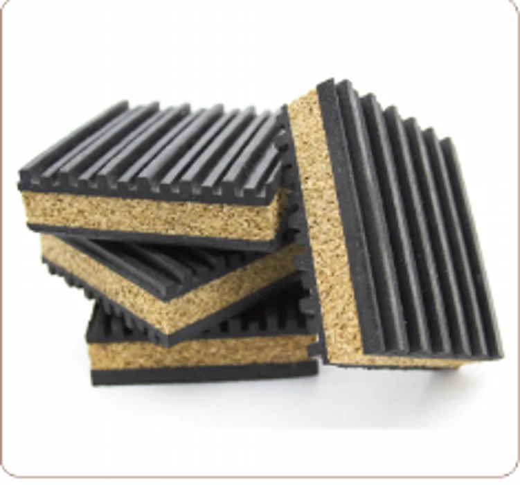 Rubber Cork Pad (Vibration Pads) for HVAC and hardware applications